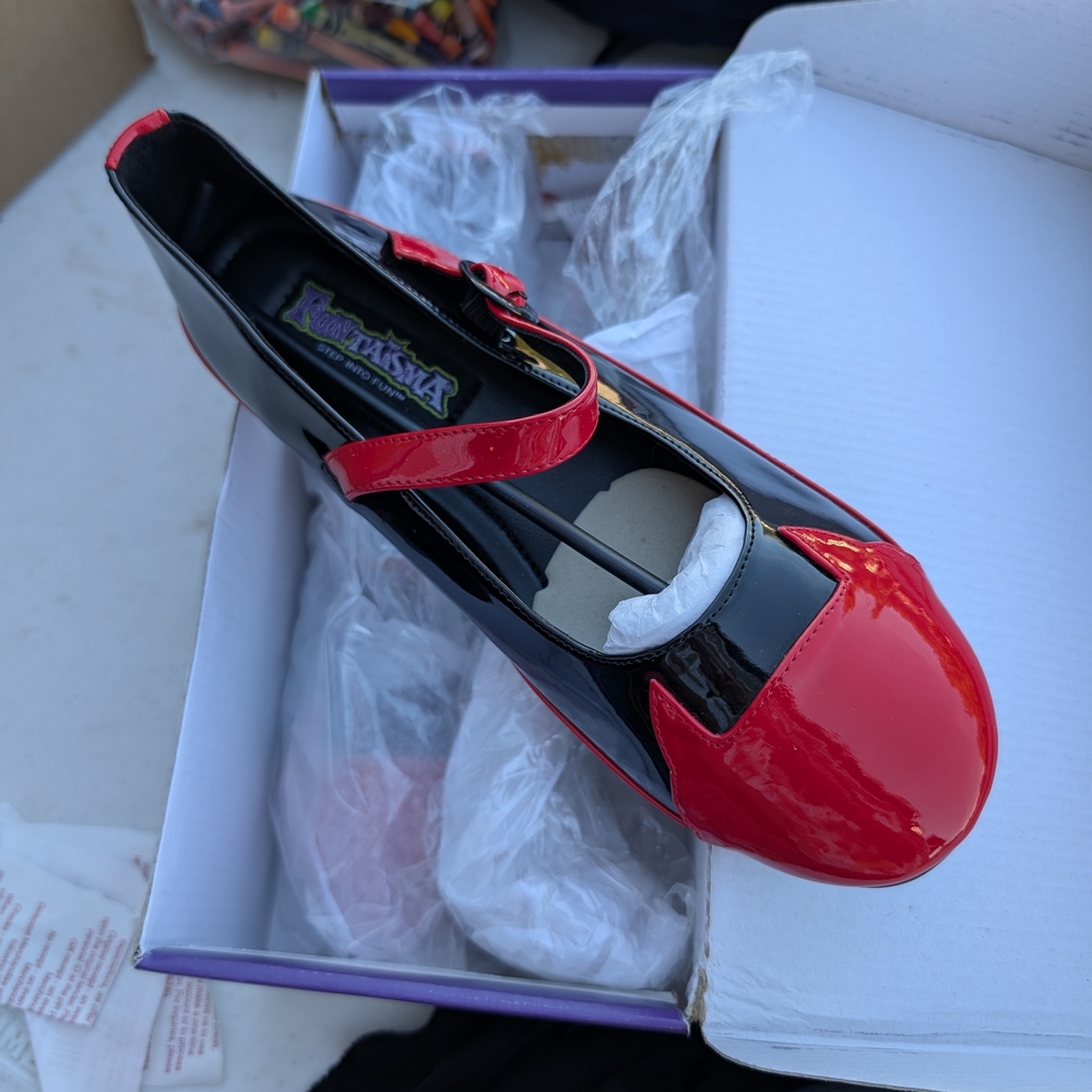 Funtasma Red and Black Flats